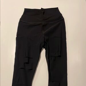 Alo Yoga Warrior Ripped Leggings